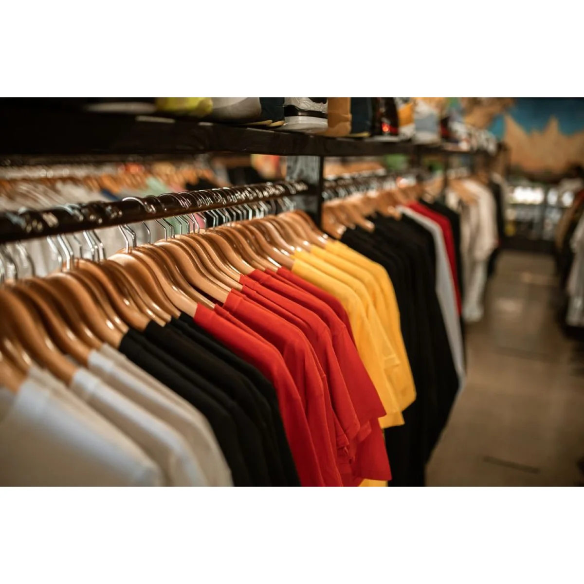 Cotton Blend Crew Neck T-Shirt
